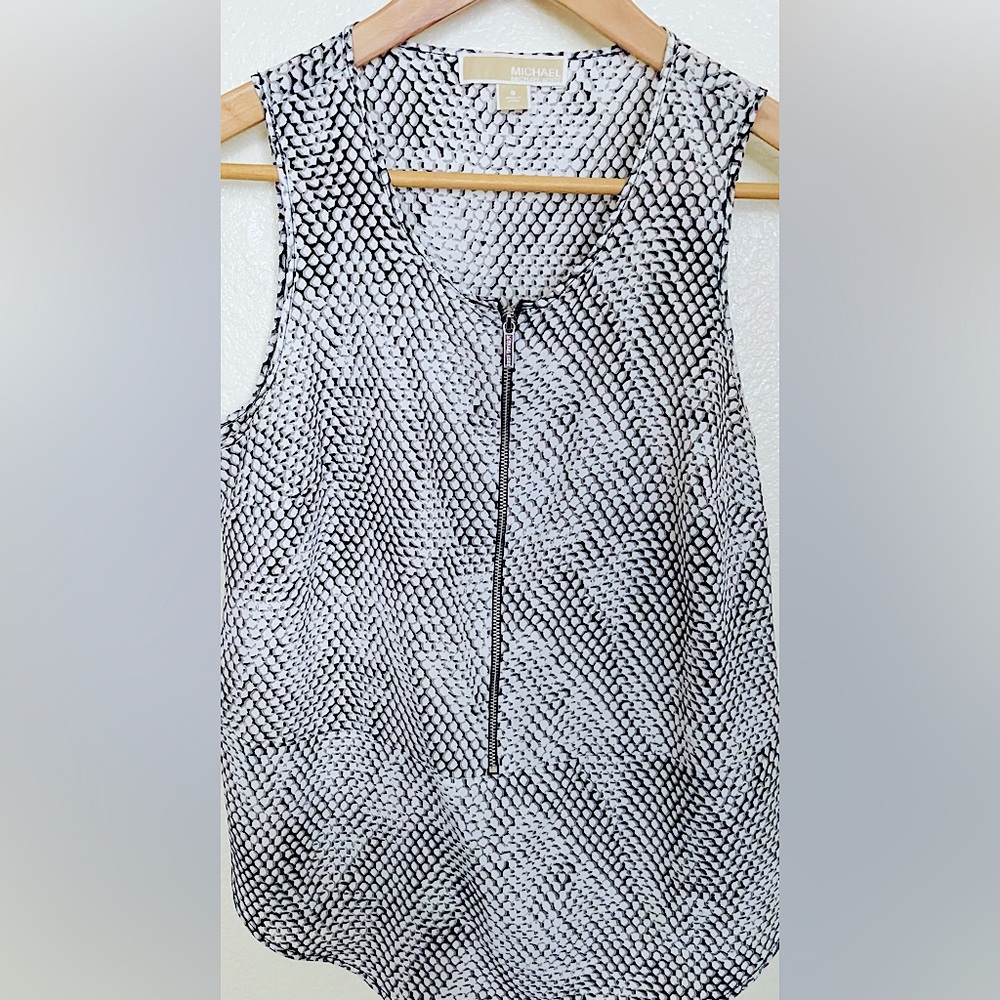 MICHAEL KORS sleeveless printed blouse